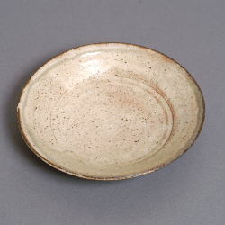 粉引　皿　径15cm