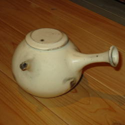 粉引急須(横手)